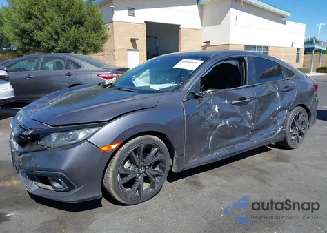2019 Honda Civic Sport from USA, damaged, VIN 19XFC2F8XKE209461